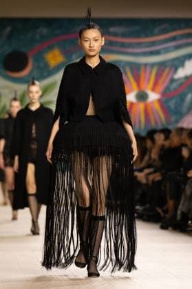 PFW - Christian Dior Runway A model walks the runway during the Christian Dior show during Paris Fashion Week Haute Couture Spring-Summer 2025 on January 27, 2025 in Paris, France. Photo by Laurent Zabulon ABACAPRESS.COM Paris France  Copyright: xZabulonxLaurent ABACAx