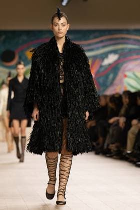 PFW - Christian Dior Runway A model walks the runway during the Christian Dior show during Paris Fashion Week Haute Couture Spring-Summer 2025 on January 27, 2025 in Paris, France. Photo by Laurent Zabulon ABACAPRESS.COM Paris France  Copyright: xZabulonxLaurent ABACAx