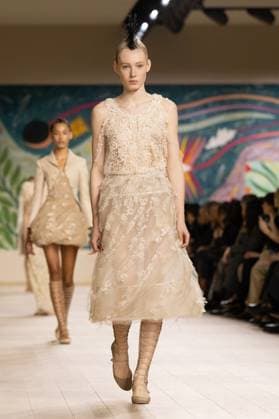 PFW - Christian Dior Runway A model walks the runway during the Christian Dior show during Paris Fashion Week Haute Couture Spring-Summer 2025 on January 27, 2025 in Paris, France. Photo by Laurent Zabulon ABACAPRESS.COM Paris France  Copyright: xZabulonxLaurent ABACAx