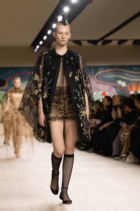 PFW - Christian Dior Runway A model walks the runway during the Christian Dior show during Paris Fashion Week Haute Couture Spring-Summer 2025 on January 27, 2025 in Paris, France. Photo by Laurent Zabulon ABACAPRESS.COM Paris France  Copyright: xZabulonxLaurent ABACAx