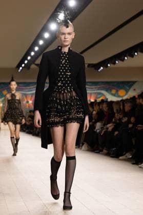 PFW - Christian Dior Runway A model walks the runway during the Christian Dior show during Paris Fashion Week Haute Couture Spring-Summer 2025 on January 27, 2025 in Paris, France. Photo by Laurent Zabulon ABACAPRESS.COM Paris France  Copyright: xZabulonxLaurent ABACAx
