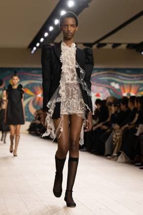 PFW - Christian Dior Runway A model walks the runway during the Christian Dior show during Paris Fashion Week Haute Couture Spring-Summer 2025 on January 27, 2025 in Paris, France. Photo by Laurent Zabulon ABACAPRESS.COM Paris France  Copyright: xZabulonxLaurent ABACAx