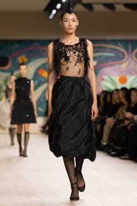 PFW - Christian Dior Runway A model walks the runway during the Christian Dior show during Paris Fashion Week Haute Couture Spring-Summer 2025 on January 27, 2025 in Paris, France. Photo by Laurent Zabulon ABACAPRESS.COM Paris France  Copyright: xZabulonxLaurent ABACAx