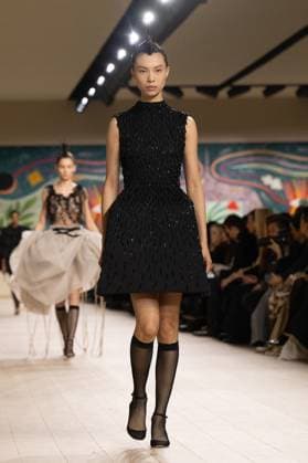 PFW - Christian Dior Runway A model walks the runway during the Christian Dior show during Paris Fashion Week Haute Couture Spring-Summer 2025 on January 27, 2025 in Paris, France. Photo by Laurent Zabulon ABACAPRESS.COM Paris France  Copyright: xZabulonxLaurent ABACAx