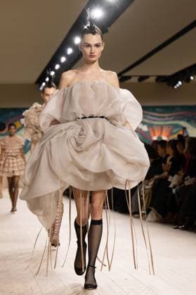 PFW - Christian Dior Runway A model walks the runway during the Christian Dior show during Paris Fashion Week Haute Couture Spring-Summer 2025 on January 27, 2025 in Paris, France. Photo by Laurent Zabulon ABACAPRESS.COM Paris France  Copyright: xZabulonxLaurent ABACAx