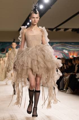 PFW - Christian Dior Runway A model walks the runway during the Christian Dior show during Paris Fashion Week Haute Couture Spring-Summer 2025 on January 27, 2025 in Paris, France. Photo by Laurent Zabulon ABACAPRESS.COM Paris France  Copyright: xZabulonxLaurent ABACAx