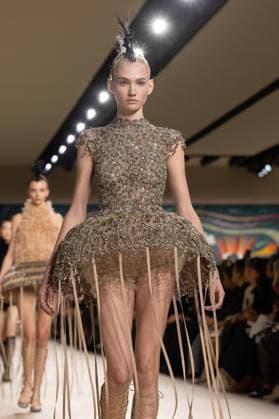 PFW - Christian Dior Runway A model walks the runway during the Christian Dior show during Paris Fashion Week Haute Couture Spring-Summer 2025 on January 27, 2025 in Paris, France. Photo by Laurent Zabulon ABACAPRESS.COM Paris France  Copyright: xZabulonxLaurent ABACAx