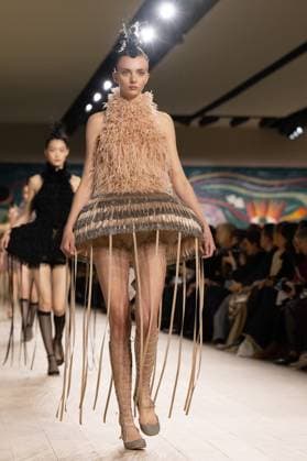 PFW - Christian Dior Runway A model walks the runway during the Christian Dior show during Paris Fashion Week Haute Couture Spring-Summer 2025 on January 27, 2025 in Paris, France. Photo by Laurent Zabulon ABACAPRESS.COM Paris France  Copyright: xZabulonxLaurent ABACAx