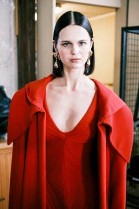 Paris Fashion Week, Georges Hobeika Modenschau Paris Fashion Week HC SS25 Georges Hobeika Valeria Neshko 439733 2025 01 27 France  Copyright: xJean-BaptistexSoulliatx xStarfacex STAR_439733_022