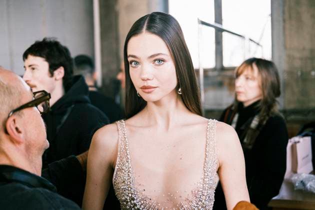 Paris Fashion Week, Georges Hobeika Modenschau Paris Fashion Week HC SS25 Georges Hobeika Daria Yanchyk 439733 2025 01 27 France  Copyright: xJean-BaptistexSoulliatx xStarfacex STAR_439733_029