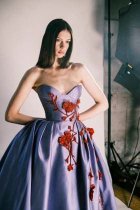 Paris Fashion Week, Georges Hobeika Modenschau Paris Fashion Week HC SS25 Georges Hobeika Anna Griffon 439733 2025 01 27 France  Copyright: xJean-BaptistexSoulliatx xStarfacex STAR_439733_031