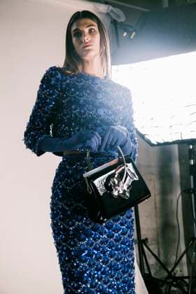 Paris Fashion Week, Georges Hobeika Modenschau Paris Fashion Week HC SS25 Georges Hobeika Lucia Lopez 439733 2025 01 27 France  Copyright: xJean-BaptistexSoulliatx xStarfacex STAR_439733_052