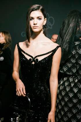 Paris Fashion Week, Georges Hobeika Modenschau Paris Fashion Week HC SS25 Georges Hobeika Sara Djordjevic 439733 2025 01 27 France  Copyright: xJean-BaptistexSoulliatx xStarfacex STAR_439733_054