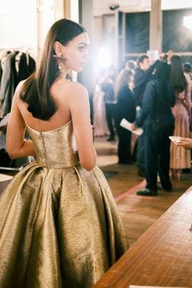 Paris Fashion Week, Georges Hobeika Modenschau Paris Fashion Week HC SS25 Georges Hobeika Zhenya Katava 439733 2025 01 27 France  Copyright: xJean-BaptistexSoulliatx xStarfacex STAR_439733_057