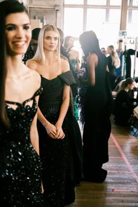 Paris Fashion Week, Georges Hobeika Modenschau Paris Fashion Week HC SS25 Georges Hobeika Dasha Khlystun 439733 2025 01 27 France  Copyright: xJean-BaptistexSoulliatx xStarfacex STAR_439733_059
