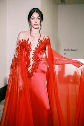 Paris Fashion Week HC SS25 Tony Ward Esther Odfer 439733 2025 01 27 France  Copyright: xJean-BaptistexSoulliatx xStarfacex STAR_439733_115