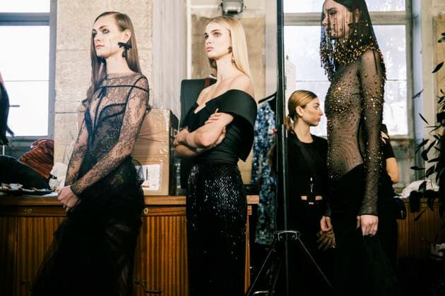 Paris Fashion Week, Georges Hobeika Modenschau  Copyright: xJean-BaptistexSoulliatx xStarfacex STAR_439733_064