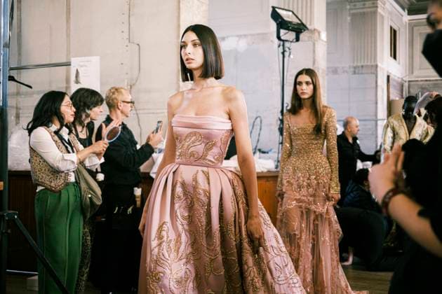 Paris Fashion Week, Georges Hobeika Modenschau Paris Fashion Week HC SS25 Georges Hobeika 439733 2025 01 27 France  Copyright: xJean-BaptistexSoulliatx xStarfacex STAR_439733_067