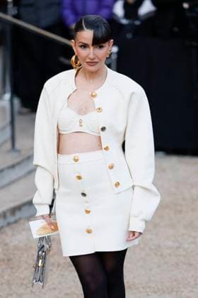 PFW - Schiaparell Arrivals Paris, France - January 27: Guest arrives to Schiaparelli fashion show during the Haute Couture Fall Winter 2025 - 2026 Fashion Week on January 27, 2025 in Paris, France. Photo by Marco Piovanotto Abacapress Paris France  Copyright: xPiovanottoxMarco ABACAx