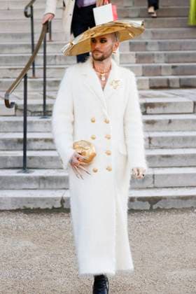 PFW - Schiaparell Arrivals Paris, France - January 27: Guest arrives to Schiaparelli fashion show during the Haute Couture Fall Winter 2025 - 2026 Fashion Week on January 27, 2025 in Paris, France. Photo by Marco Piovanotto Abacapress Paris France  Copyright: xPiovanottoxMarco ABACAx