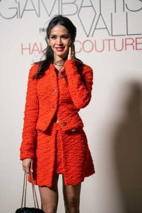 Giambattista Valli - Arrival Leila Ben Khalifa attends the Giambattista Valli Haute Couture Spring-Summer 2025 show as part of Paris Fashion Week on January 27, 2025 in Paris, France. (, Credit:Lounis Tiar Avalon France, Paris, Place Vendome  Copyright: xLounisxTiarx xAvalonx 0958139909