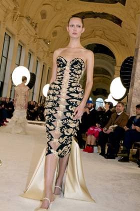 Schiaparelli Haute Couture spring summer 2025, Paris January 2025 Schiaparelli Haute Couture spring summer 2025, Paris January 2025, Credit:Zeppelin Avalon  Copyright: xZeppelinx xAvalonx 0958239406
