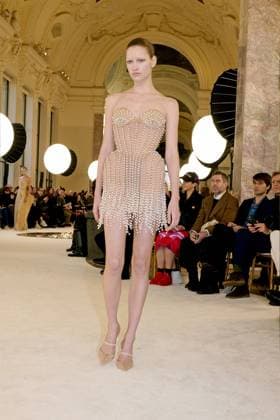 Schiaparelli Haute Couture spring summer 2025, Paris January 2025 Schiaparelli Haute Couture spring summer 2025, Paris January 2025, Credit:Zeppelin Avalon  Copyright: xZeppelinx xAvalonx 0958239418