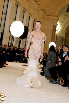 Schiaparelli Haute Couture spring summer 2025, Paris January 2025 Schiaparelli Haute Couture spring summer 2025, Paris January 2025, Credit:Zeppelin Avalon  Copyright: xZeppelinx xAvalonx 0958239422