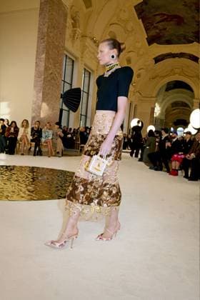 Schiaparelli Haute Couture spring summer 2025, Paris January 2025 Schiaparelli Haute Couture spring summer 2025, Paris January 2025, Credit:Zeppelin Avalon  Copyright: xZeppelinx xAvalonx 0958239506