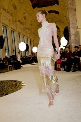 Schiaparelli Haute Couture spring summer 2025, Paris January 2025 Schiaparelli Haute Couture spring summer 2025, Paris January 2025, Credit:Zeppelin Avalon  Copyright: xZeppelinx xAvalonx 0958239540