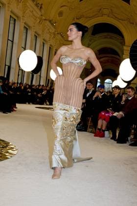 Schiaparelli Haute Couture spring summer 2025, Paris January 2025 Schiaparelli Haute Couture spring summer 2025, Paris January 2025, Credit:Zeppelin Avalon  Copyright: xZeppelinx xAvalonx 0958239611