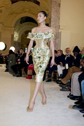 Schiaparelli Haute Couture spring summer 2025, Paris January 2025 Schiaparelli Haute Couture spring summer 2025, Paris January 2025, Credit:Zeppelin Avalon  Copyright: xZeppelinx xAvalonx 0958239550