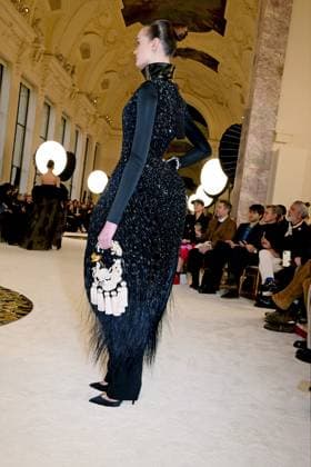 Schiaparelli Haute Couture spring summer 2025, Paris January 2025 Schiaparelli Haute Couture spring summer 2025, Paris January 2025, Credit:Zeppelin Avalon  Copyright: xZeppelinx xAvalonx 0958239591