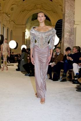Schiaparelli Haute Couture spring summer 2025, Paris January 2025 Schiaparelli Haute Couture spring summer 2025, Paris January 2025, Credit:Zeppelin Avalon  Copyright: xZeppelinx xAvalonx 0958239604