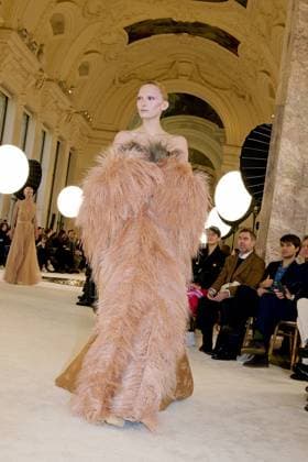 Schiaparelli Haute Couture spring summer 2025, Paris January 2025 Schiaparelli Haute Couture spring summer 2025, Paris January 2025, Credit:Zeppelin Avalon  Copyright: xZeppelinx xAvalonx 0958239617