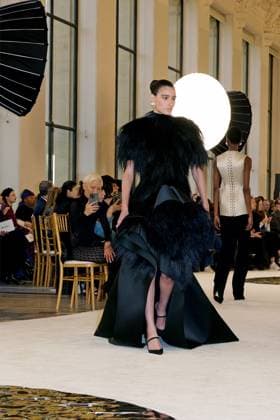 Schiaparelli Haute Couture spring summer 2025, Paris January 2025 Schiaparelli Haute Couture spring summer 2025, Paris January 2025, Credit:Zeppelin Avalon  Copyright: xZeppelinx xAvalonx 0958239646