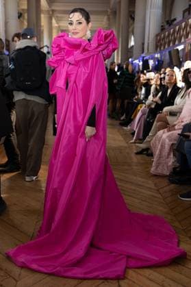 Paris Fashion Week, Georges Hobeika Modenschau Spring summer 2025 fashion show by Georges Hobeika Deborah Valdez Hung 439746 2025 01 27 Paris France  Copyright: xSebastienxFremontx xStarfacex STAR_439746_038