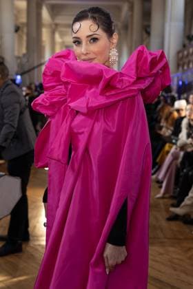 Paris Fashion Week, Georges Hobeika Modenschau Spring summer 2025 fashion show by Georges Hobeika Deborah Valdez Hung 439746 2025 01 27 Paris France  Copyright: xSebastienxFremontx xStarfacex STAR_439746_039