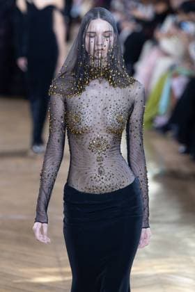 Paris Fashion Week, Georges Hobeika Modenschau Paris Fashion Week Defile Georges Hobeika Defile printemps ete 2025 de Georges Hobeika 439745 2025 01 27 Paris France  Copyright: xSebastienxFremontx xStarfacex STAR_439745_006