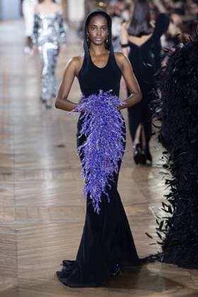 Paris Fashion Week, Georges Hobeika Modenschau Paris Fashion Week Defile Georges Hobeika Defile printemps ete 2025 de Georges Hobeika 439745 2025 01 27 Paris France  Copyright: xSebastienxFremontx xStarfacex STAR_439745_012