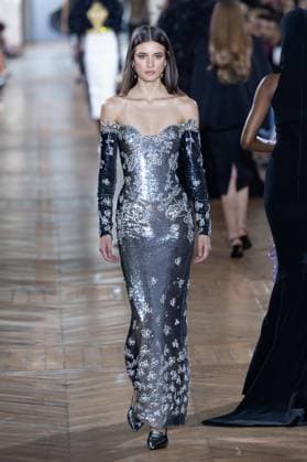 Paris Fashion Week, Georges Hobeika Modenschau Paris Fashion Week Defile Georges Hobeika Defile printemps ete 2025 de Georges Hobeika 439745 2025 01 27 Paris France  Copyright: xSebastienxFremontx xStarfacex STAR_439745_014
