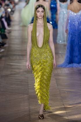 Paris Fashion Week, Georges Hobeika Modenschau Paris Fashion Week Defile Georges Hobeika Defile printemps ete 2025 de Georges Hobeika 439745 2025 01 27 Paris France  Copyright: xSebastienxFremontx xStarfacex STAR_439745_024