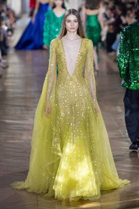 Paris Fashion Week, Georges Hobeika Modenschau Paris Fashion Week Defile Georges Hobeika Defile printemps ete 2025 de Georges Hobeika 439745 2025 01 27 Paris France  Copyright: xSebastienxFremontx xStarfacex STAR_439745_032