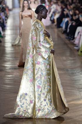 Paris Fashion Week, Georges Hobeika Modenschau Paris Fashion Week Defile Georges Hobeika Defile printemps ete 2025 de Georges Hobeika 439745 2025 01 27 Paris France  Copyright: xSebastienxFremontx xStarfacex STAR_439745_048