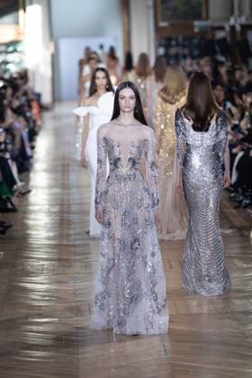 Paris Fashion Week, Georges Hobeika Modenschau Paris Fashion Week Defile Georges Hobeika Defile printemps ete 2025 de Georges Hobeika 439745 2025 01 27 Paris France  Copyright: xSebastienxFremontx xStarfacex STAR_439745_056