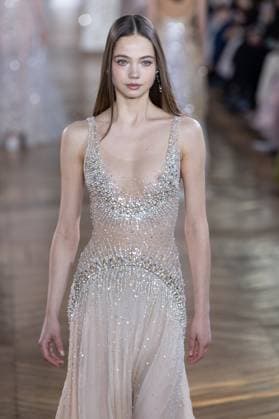 Paris Fashion Week, Georges Hobeika Modenschau Paris Fashion Week Defile Georges Hobeika Defile printemps ete 2025 de Georges Hobeika 439745 2025 01 27 Paris France  Copyright: xSebastienxFremontx xStarfacex STAR_439745_062