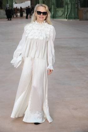 PFW - Chanel Photo by ABACAPRESS.COM Pamela Anderson attends the Chanel Haute Couture Spring-Summer 2025 show as part of Paris Fashion Week on January 28, 2025 in Paris, France. Photo by ABACAPRESS.COM Paris France  Copyright: xABACAx