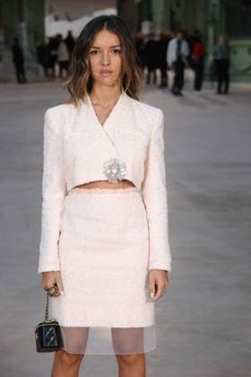 PFW - Chanel Photo by ABACAPRESS.COM Lyna Khoudri attends the Chanel Haute Couture Spring-Summer 2025 show as part of Paris Fashion Week on January 28, 2025 in Paris, France. Photo by ABACAPRESS.COM Paris France  Copyright: xABACAx