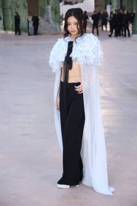 PFW - Chanel Photocall Jennie Kim attends the Chanel Haute Couture Spring-Summer 2025 show as part of Paris Fashion Week on January 28, 2025 in Paris, France. Photo by Jerome Domine ABACAPRESS.COM Paris France  Copyright: xDominexJerome ABACAx