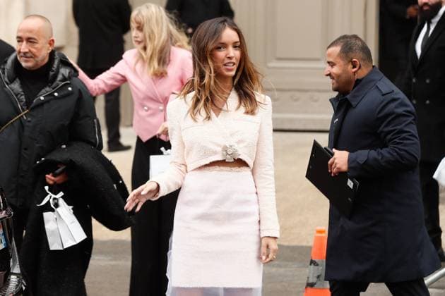Celebrities at Chanel Collection Haute Couture Spring Summer 2025 during Paris Fashion Week PFW Lyna Khoudri Celebrities at Chanel Collection Haute Couture Spring Summer 2025 during Paris Fashion Week PFW, on january 28th 2025 Christophe Clovis Bestimage Celebrities at Chanel Fashion Show Haute Couture Spring Summer 2025 during Paris Fashion Week, on january 28th 2025 Paris France  Copyright: xChristophexClovisx xBestimagexChristophexClovisx xBestimagex